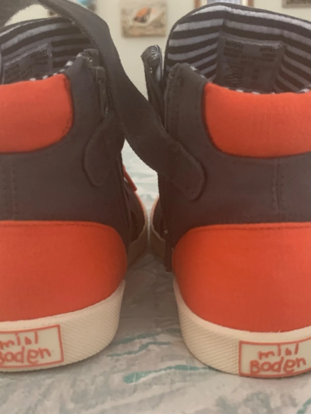 BRAND NEW MINI BODEN HIGH TOPS Size 3